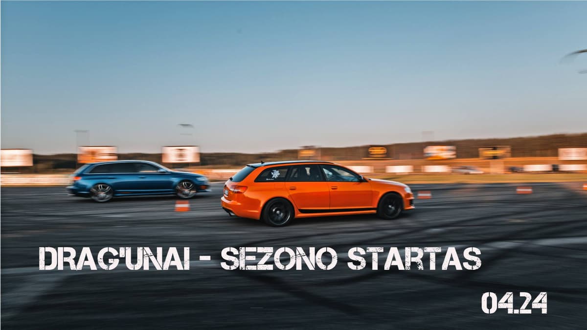 DRAG'ūnų vakaras - sezono startas